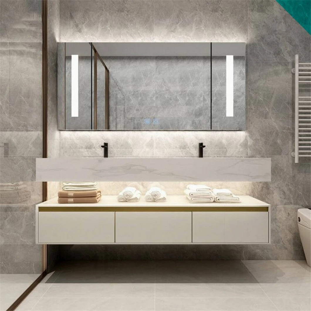 C Aoclear 501-21 Economic با کیفیت بالا با دوام با استفاده از مبلمان حمام مستطیلی به سبک ایالات متحده با کابینت
