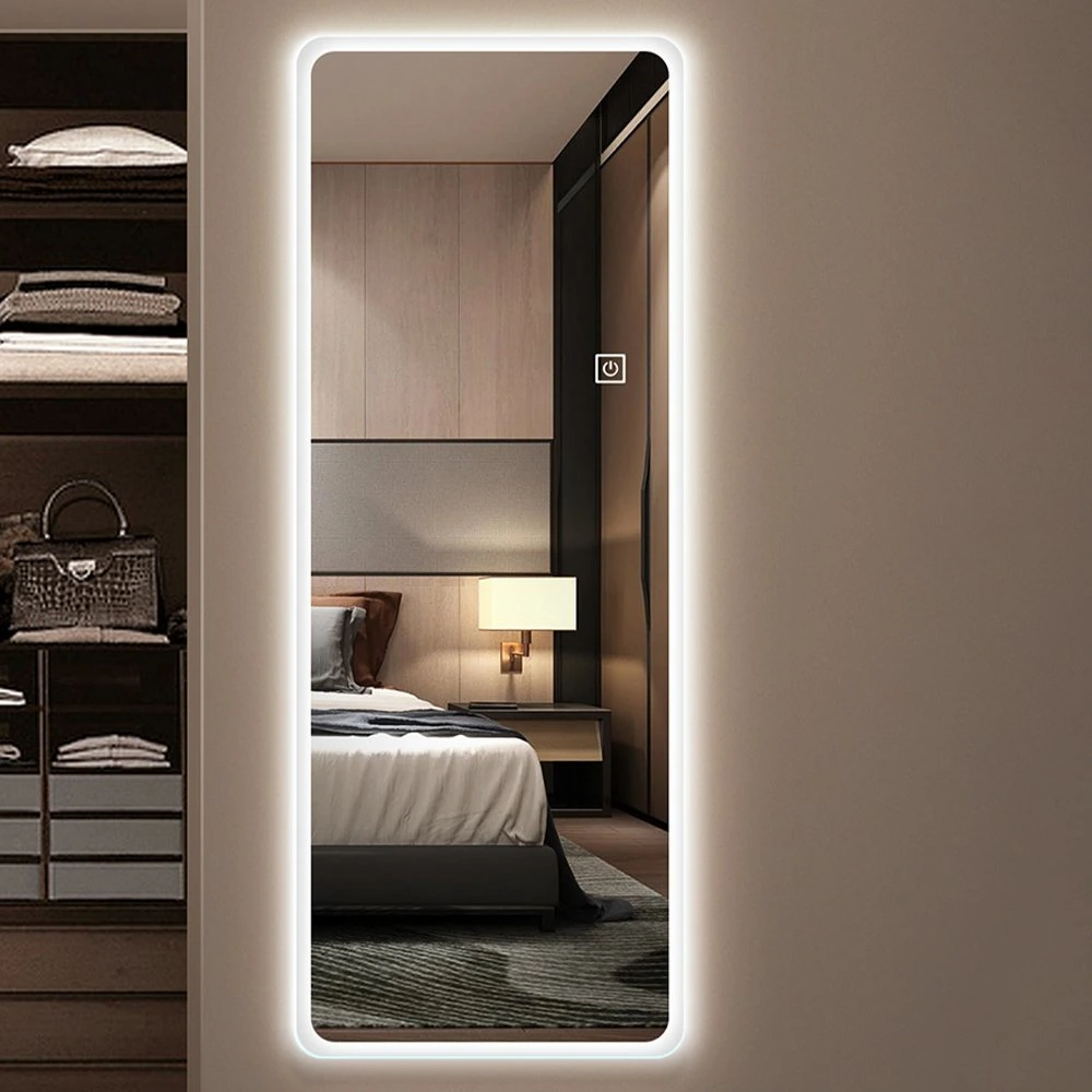 آینه LED اتاق رختکن تمام قد با چراغ
