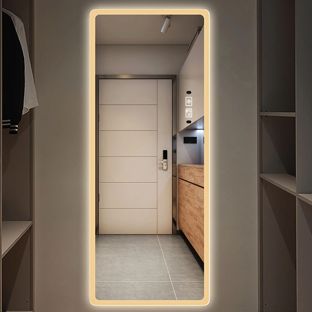 آینه LED اتاق رختکن تمام قد با چراغ