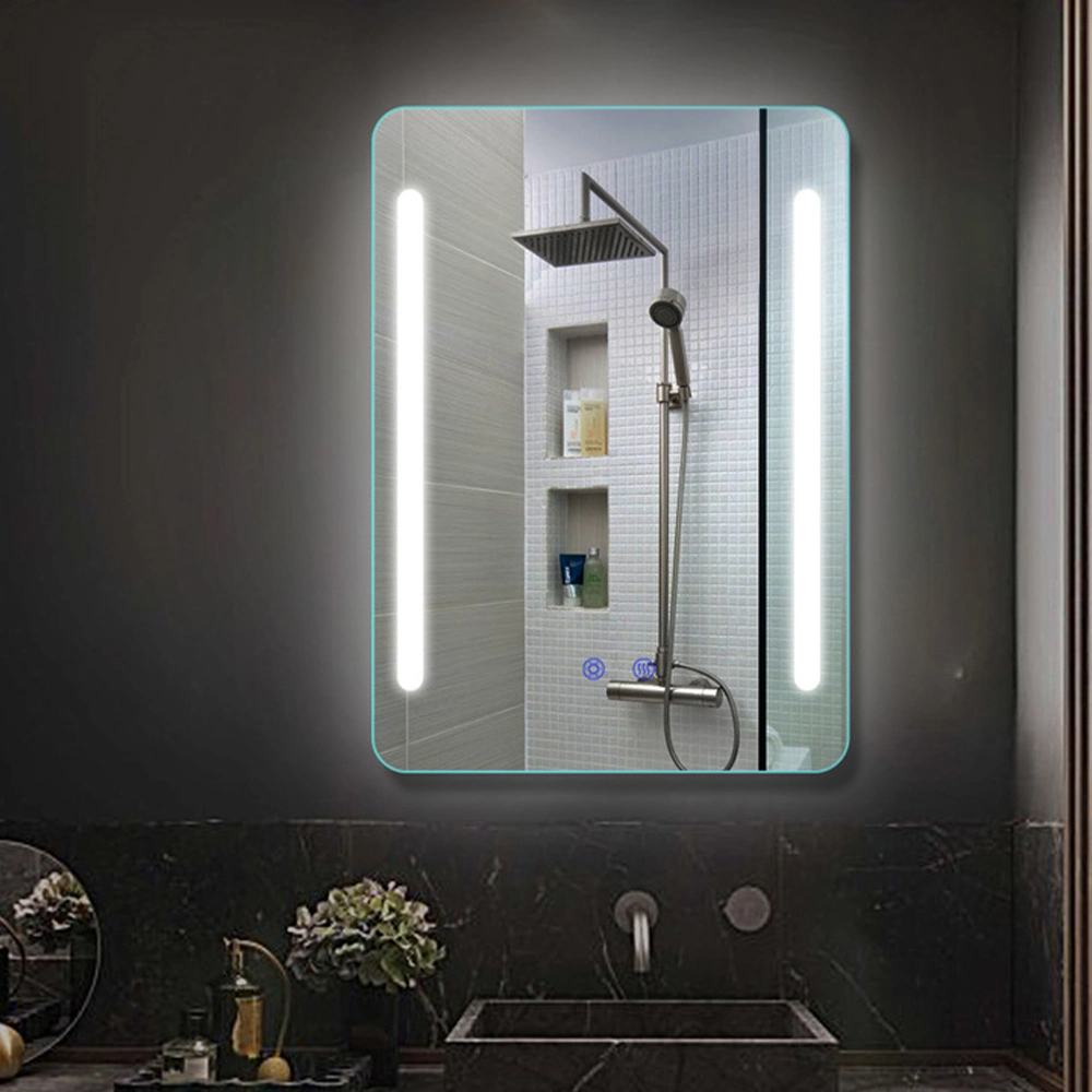 طراحی جدید آینه LED هوشمند حمام روشویی آینه حمام LED با نور