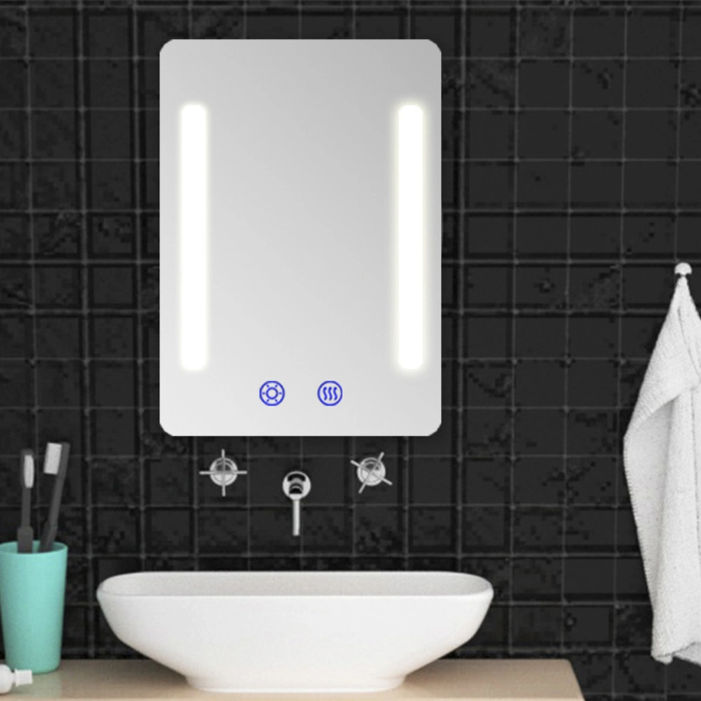 طراحی جدید آینه LED هوشمند حمام روشویی آینه حمام LED با نور
