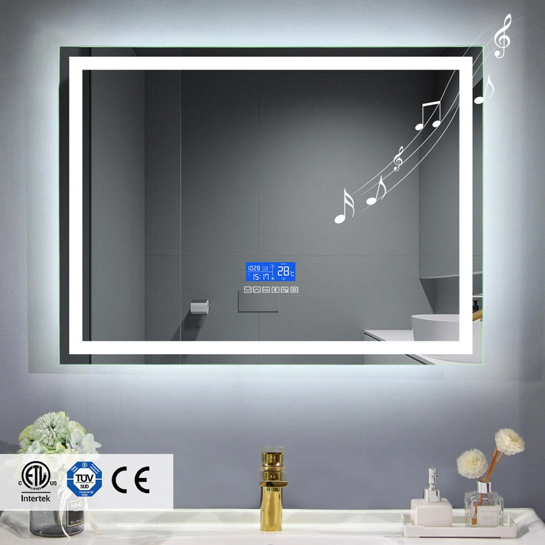 فروش داغ ایالات متحده مبلمان هتل LED چراغ روشویی آینه حمام ضد مه LED حمام آینه