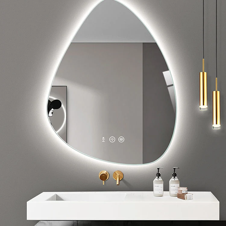 نورپردازی سفارشی نامنظم آینه حمام حمام دیواری حمام ویژه آینه LED هوشمند Vanity